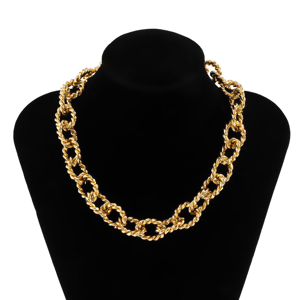 

Lovely Casual Hollow-out Gold Necklace