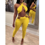 LW SXY Criss Cross Bandage Cut Out Design Pants Se