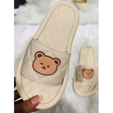 

LW Casual Cartoon Print Apricot Slippers