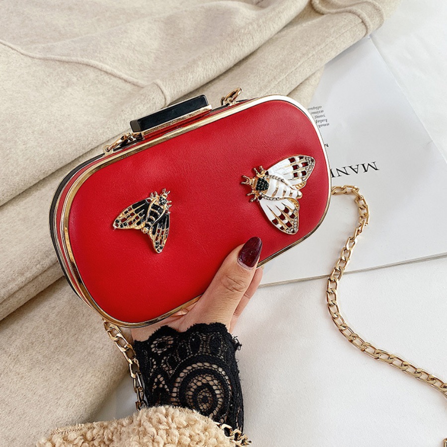 

Lovely Casual Butterfly Decoration Red Crossbody Bags