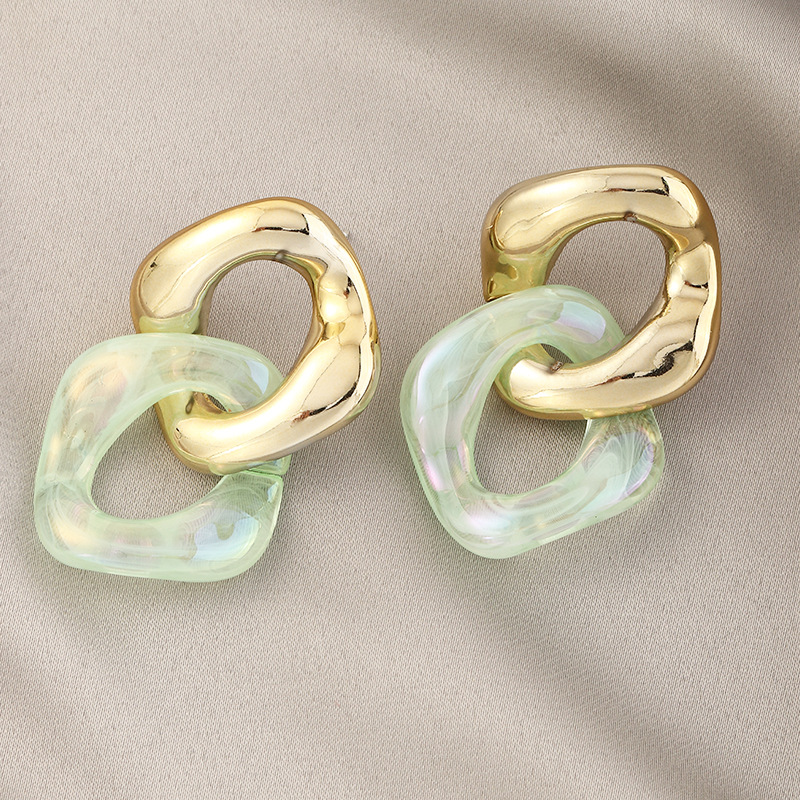 

Lovely Casual Hollow-out Green Earring