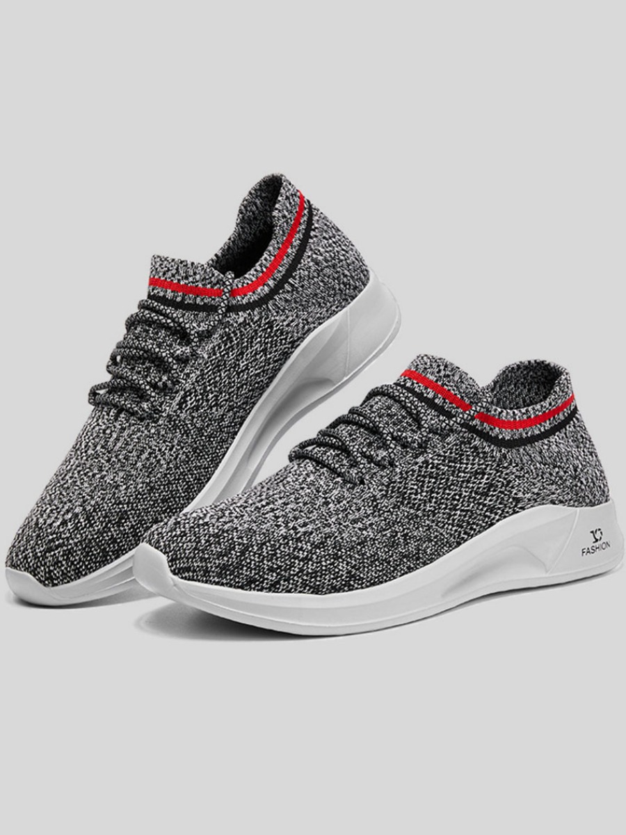 

Lovely Men Sporty Dark Grey Sneakers