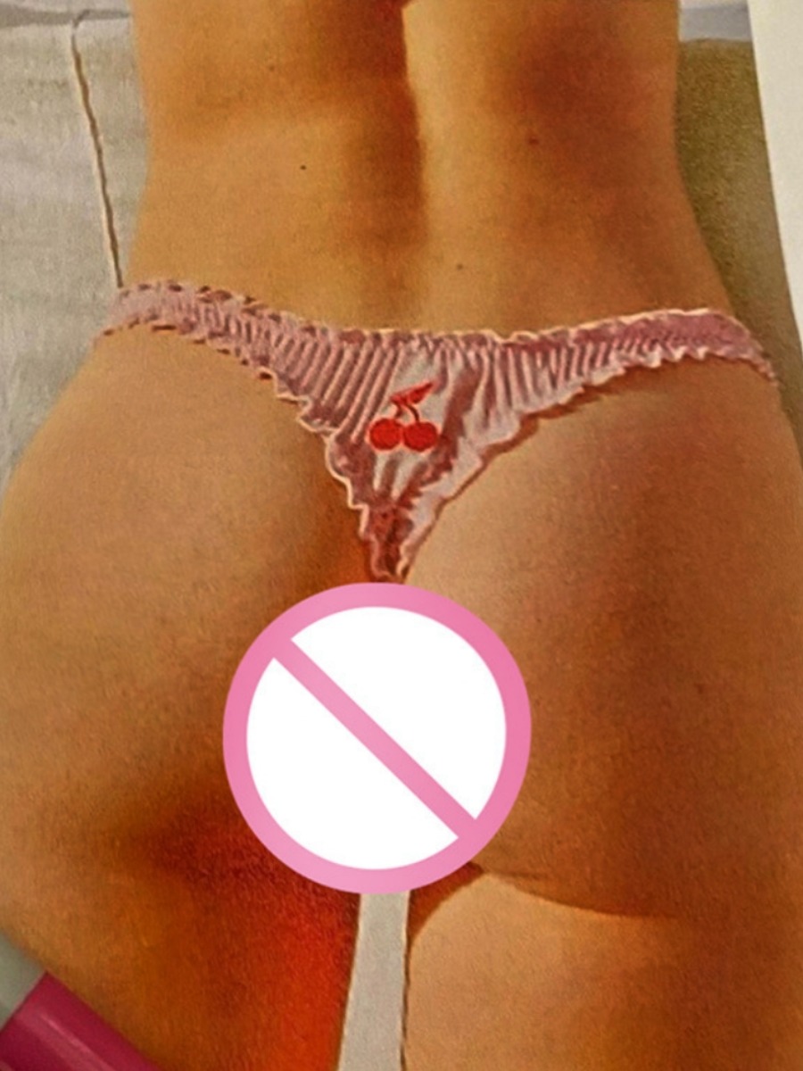 

Lovely Sweet Fold Design Pink Panties