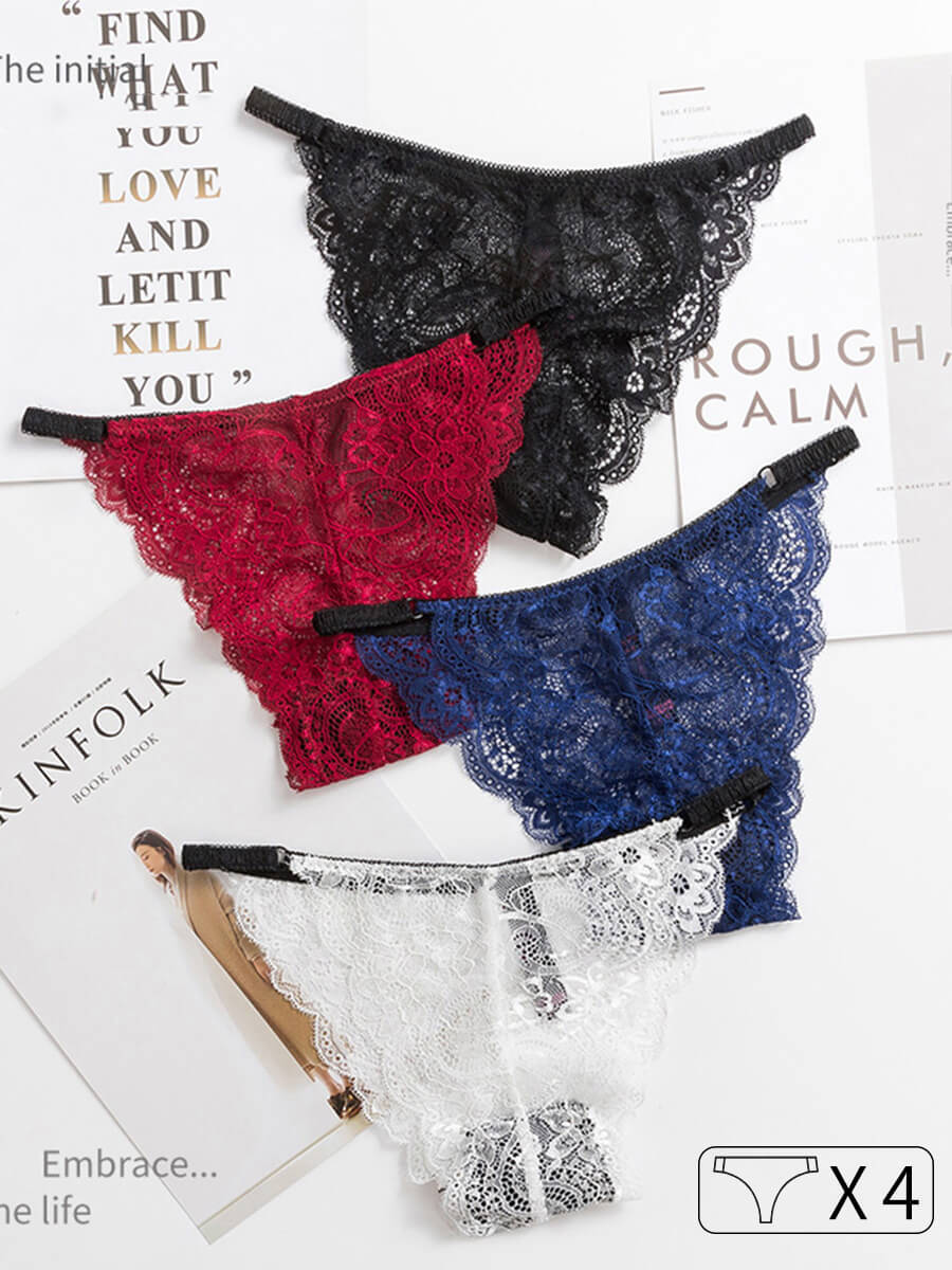 

LW SXY 4 See-through Multicolor Panties (Random Colors), Multi