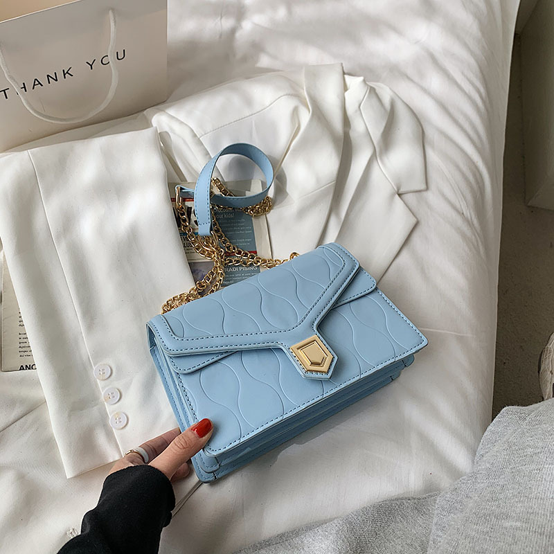 

Lovely Street Chain Strap Blue Crossbody Bags