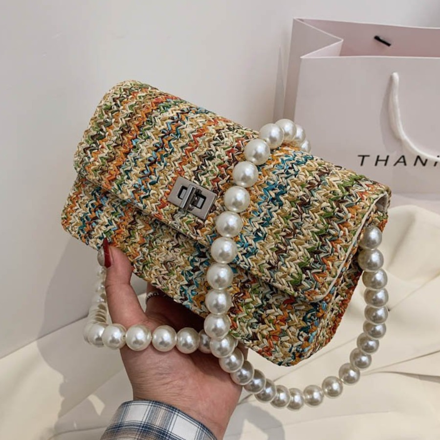 

Lovely Casual Pearl Decoration Multicolor Crossbody Bags, Multi