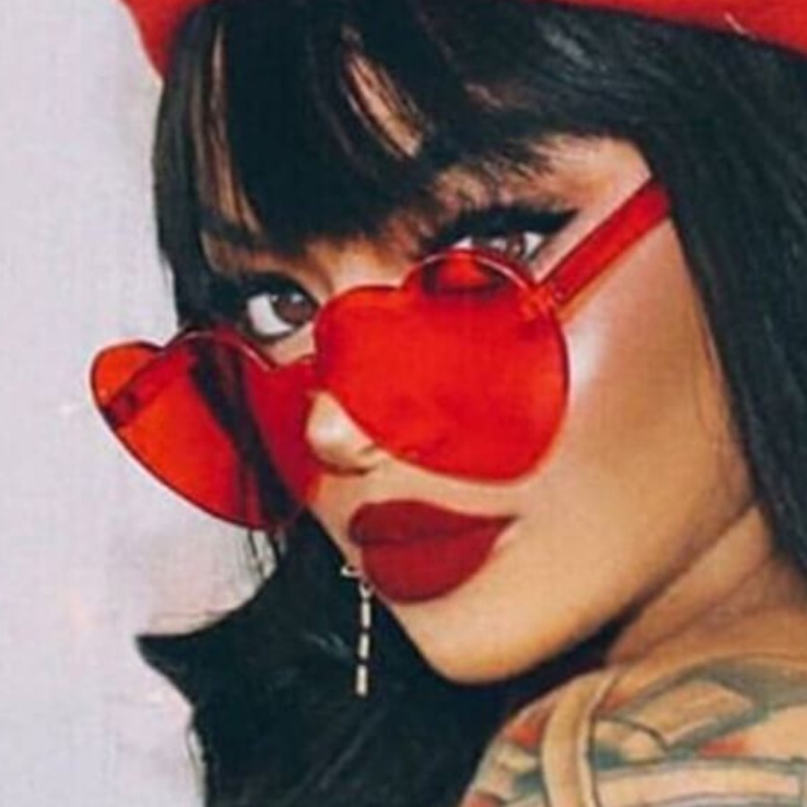 

LW Street Heart-shaped Red Sunglasses