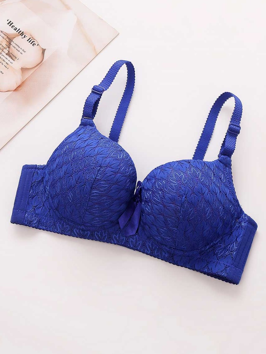 

LW Casual Adjustable Strap Blue Bra
