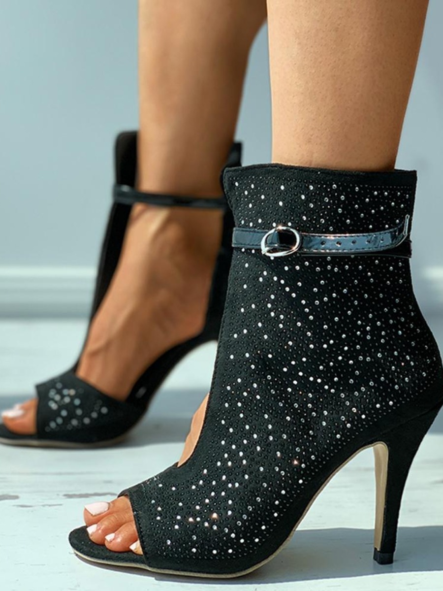 

Lovely Sexy Cut Out Black Pumps