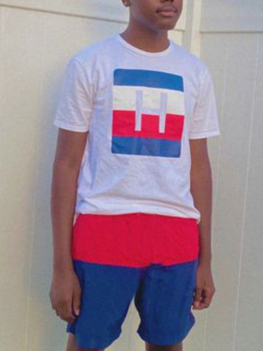 

Lovely Men Casual Color-lump Patchwork White Two Piece Shorts Set