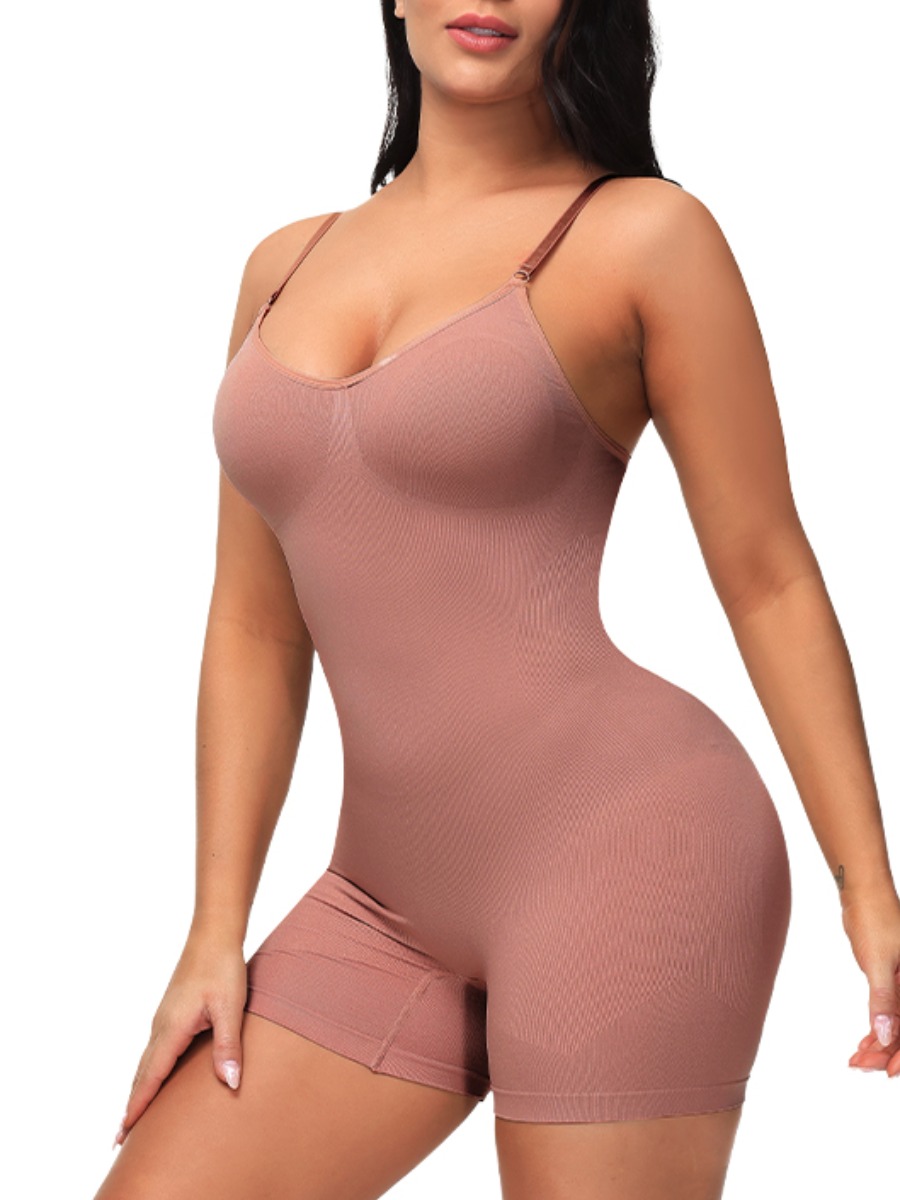 

LW BASIC Casual Skinny Dusty Pink Corset