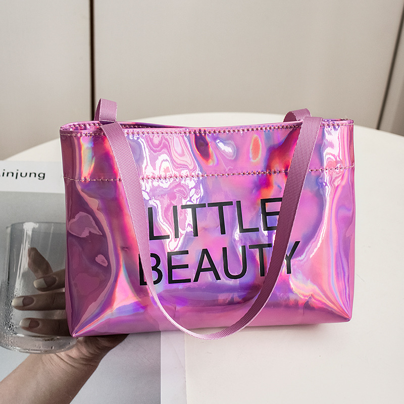 

Lovely Casual Letter Print Pink Messenger Bags