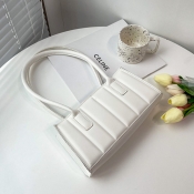 LW Street Rectangular White Shoulder Bag