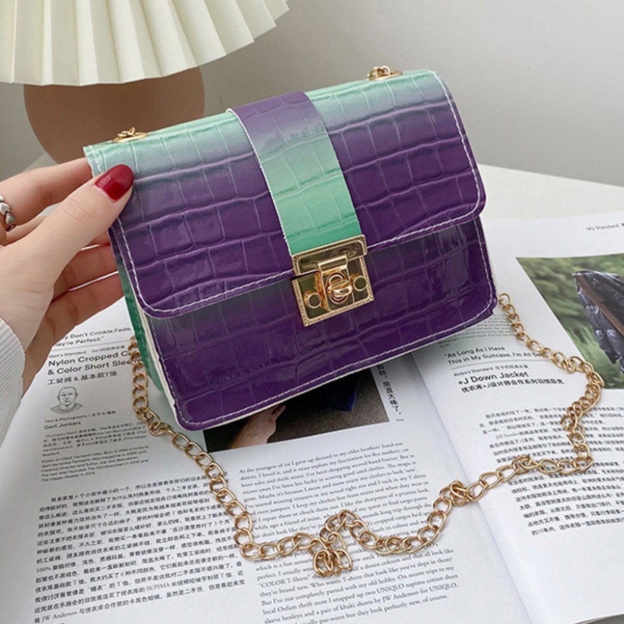 

LW Casual Gradient Purple Shoulder Bag
