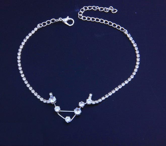 

Lovely Libra Casual Pearl Chain Decoration Beige Body Chain
