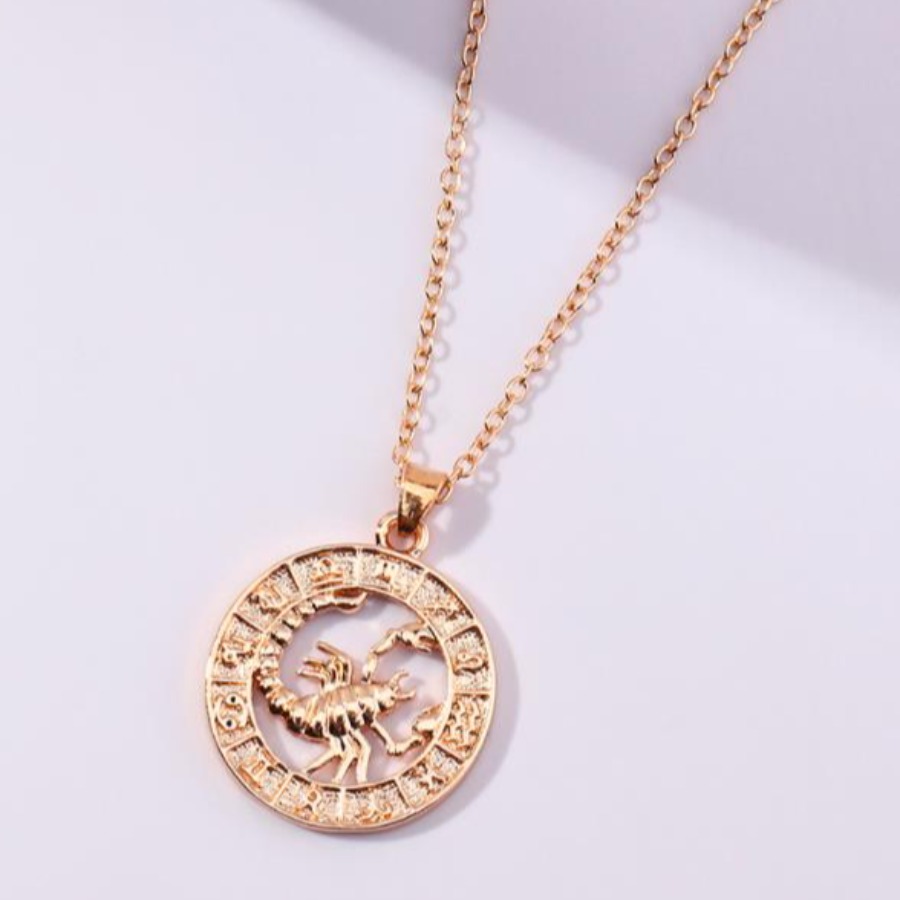 

Lovely Scorpio Casual Animal Chain Decoration Croci Necklace