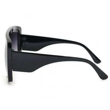 LW BASICS Street Wide Frame Black Sunglasses