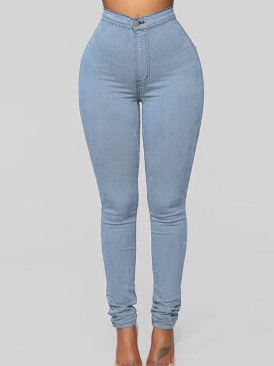 LW Casual Skinny Blue Pants