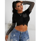 LW Sequined See-through T-shirt