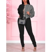 LW Bandage Hollow-out Design Pants Set