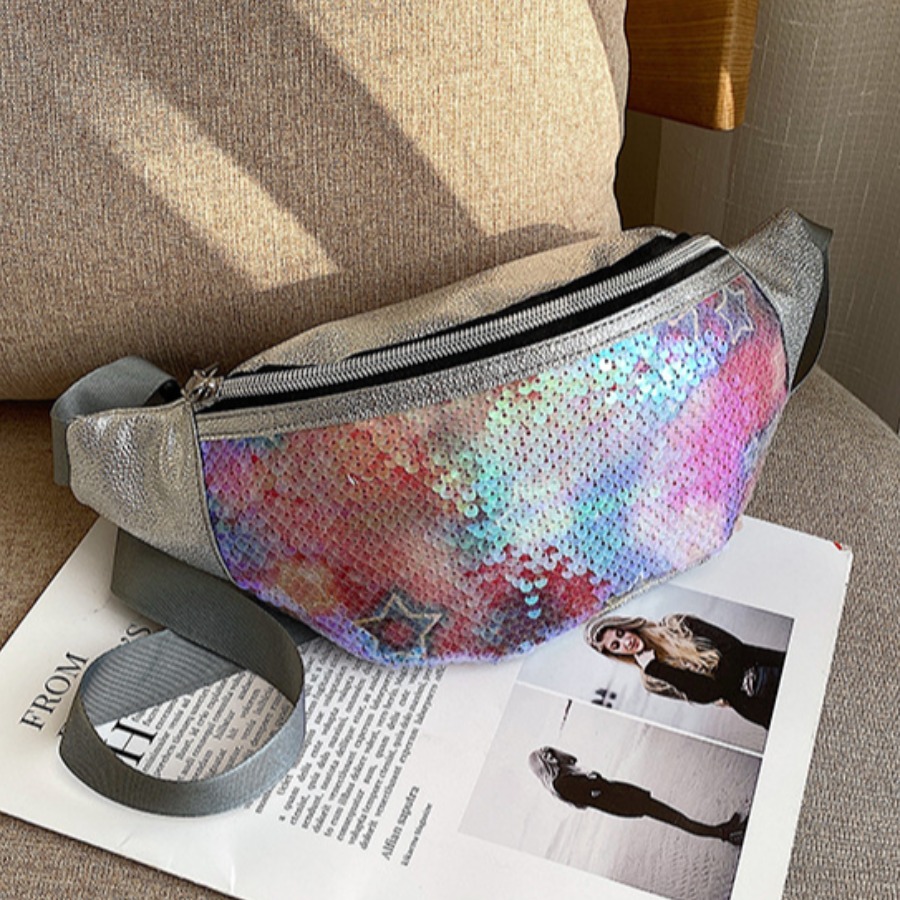 

LW Sequins Bum Bag, Multi