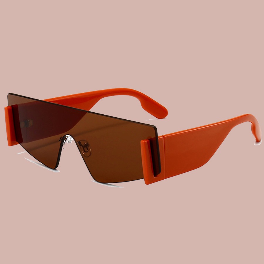 

LW One-piece Patchwork Sunglasses, Croci