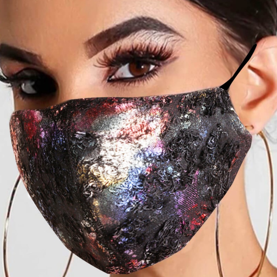 

LW Mixed Print Face Mask, Multi