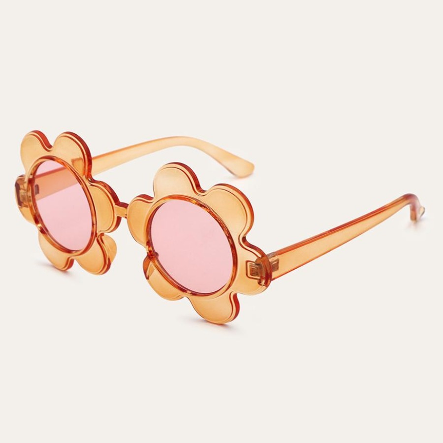 

LW Flower-shaped Sunglasses, Orange