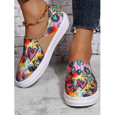 

LW Print Patchwork Flats, Gold