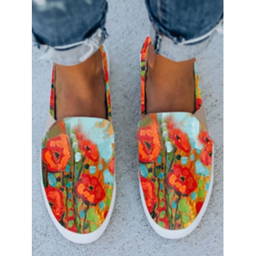 

LW Tie-dye Flats, Red