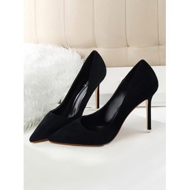 

LW Pointed-toe Pumps, Black