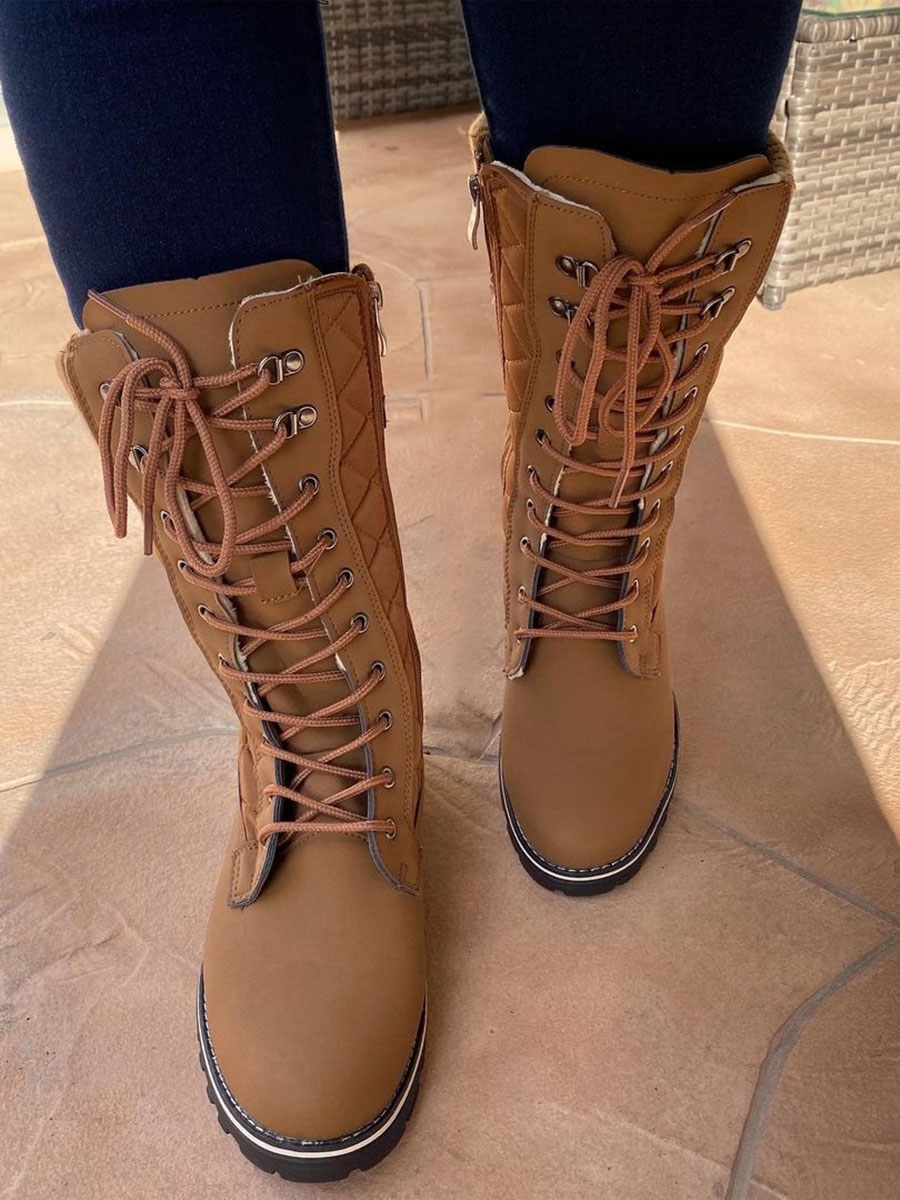 LW Zipper Design Booties