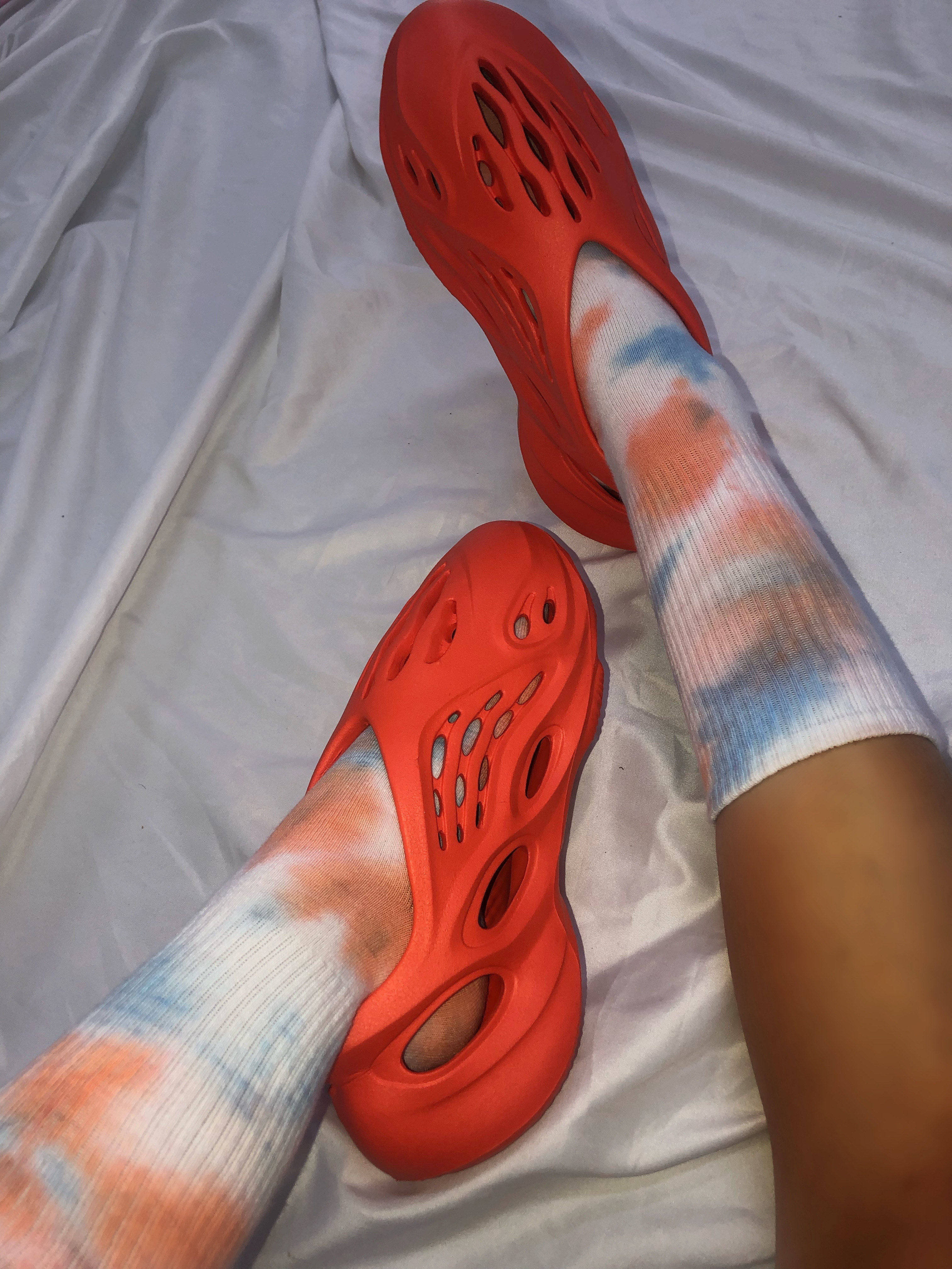 

LW COTTON Tie Dye Socks, Multi