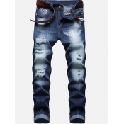 LW Men Ripped Gradient Jeans