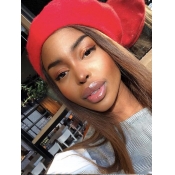 LW Simple Sweater Beret Hat