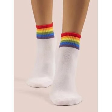 

LW COTTON 5-pair Striped Socks, Multi