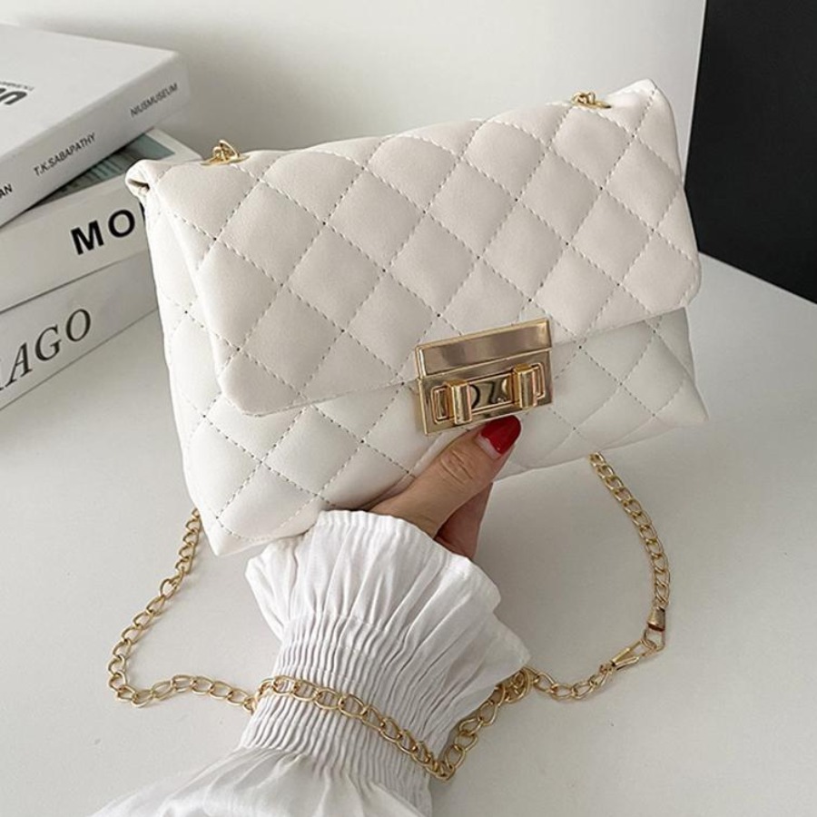 LovelyWholesale PU Embossed Solid Crossbody Bags All Seasons Casual Basic Spring Summer 2024