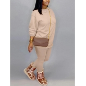 LW BASICS O Neck Skinny Pants Set