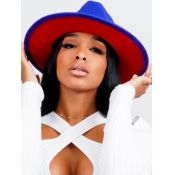 LW Imitation Wool Patchwork Solid Hat