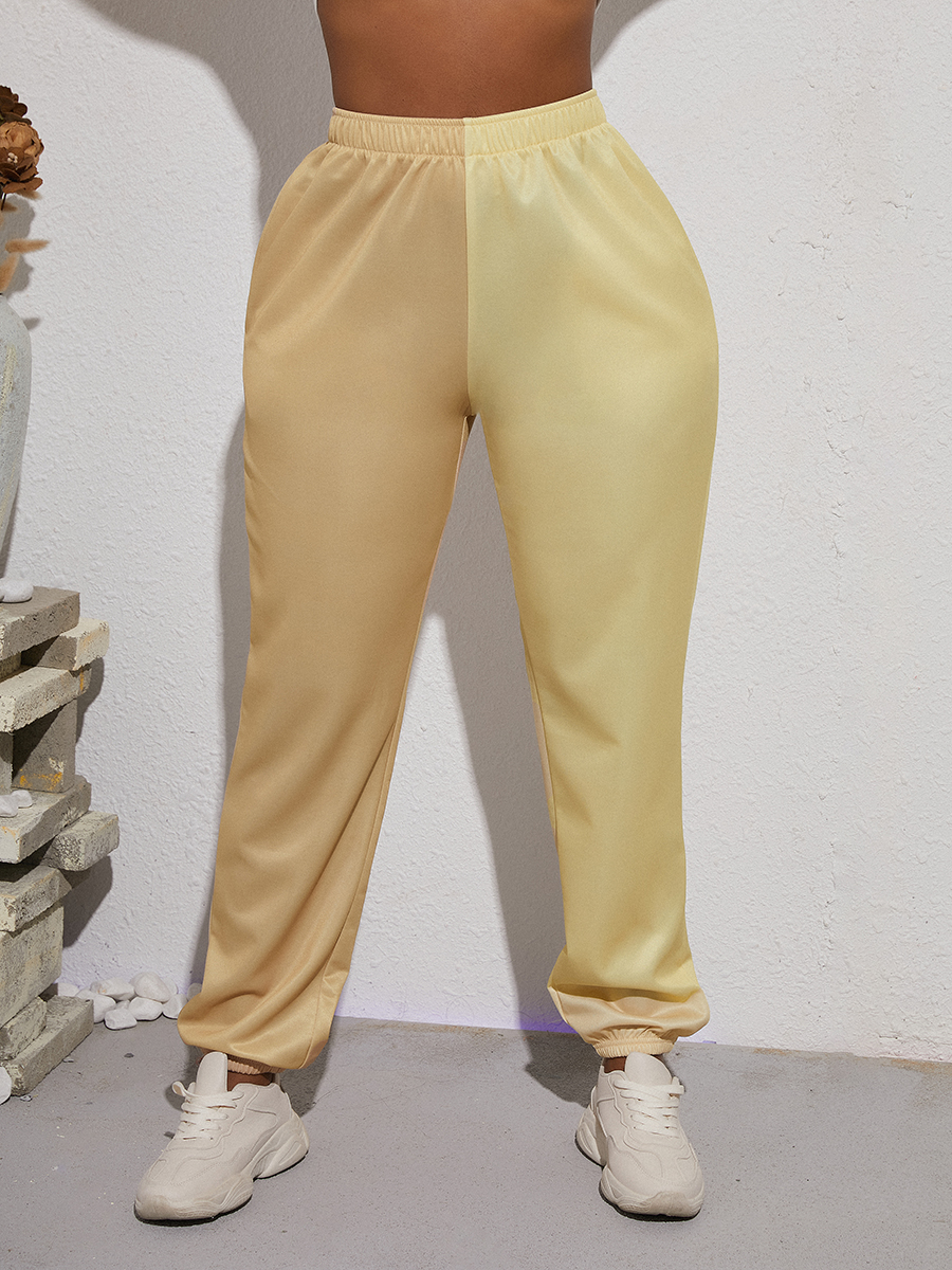 

LW Mid Waist Regular Fit Pants, Apricot