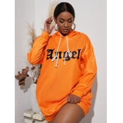 LW Basic Letter Print Sweat Dress