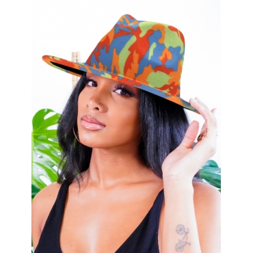 

LW Camo Print Jazz Hat, Croci