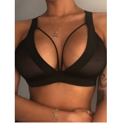 LW SXY Plus Size Cut Out Elastic Bra (No Chest Pad