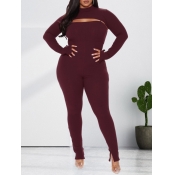 LW Plus Size Regular Fit Cami Jumpsuit Set