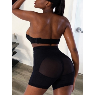 

LW SXY Plus Size See-through Shapewear Shorts, Black
