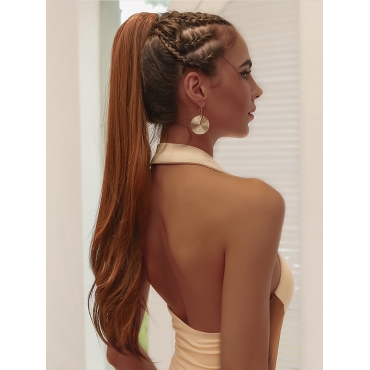 

LW Long Straight Wig, Brown