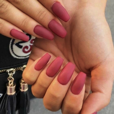 

LW 24-piece False Nails, Wine red