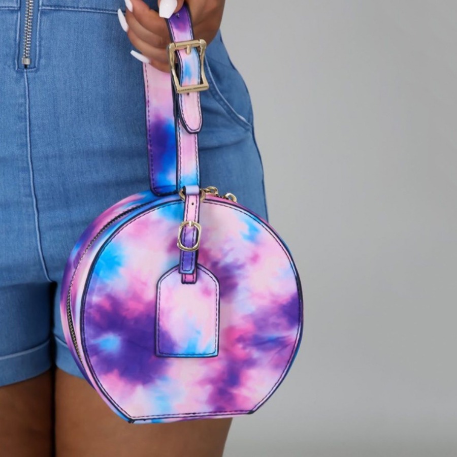 LW Cylindrical Tie-dye Tote Bag