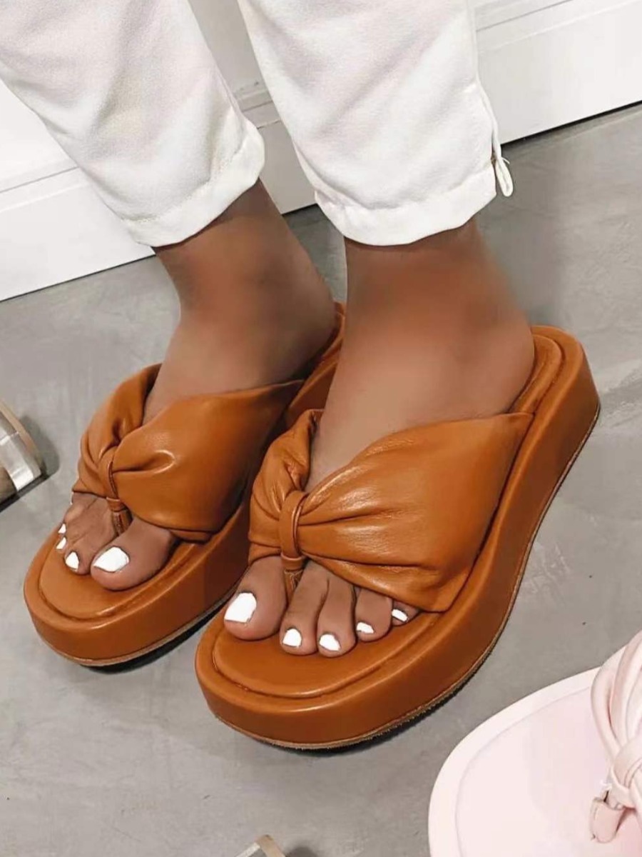 LW Fold Design Sandals