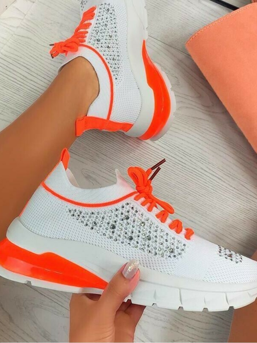 

LW Breathable Rhinestone Sneakers, Croci